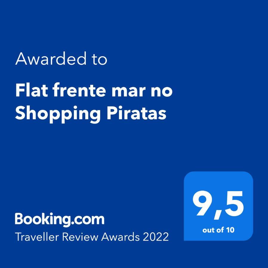 安格拉杜斯雷斯Flat Frente Mar No Shopping Piratas , Com Estacionamento Gratuito公寓 外观 照片